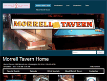 Tablet Screenshot of morrelltavern.com